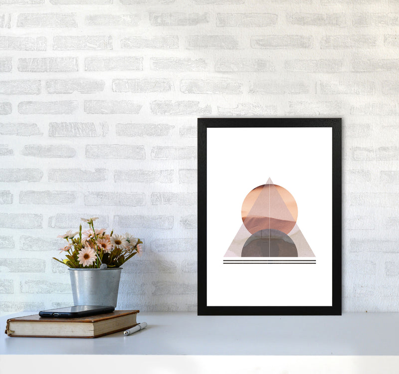 Abstract Sandstorm 2 Modern Print A3 White Frame