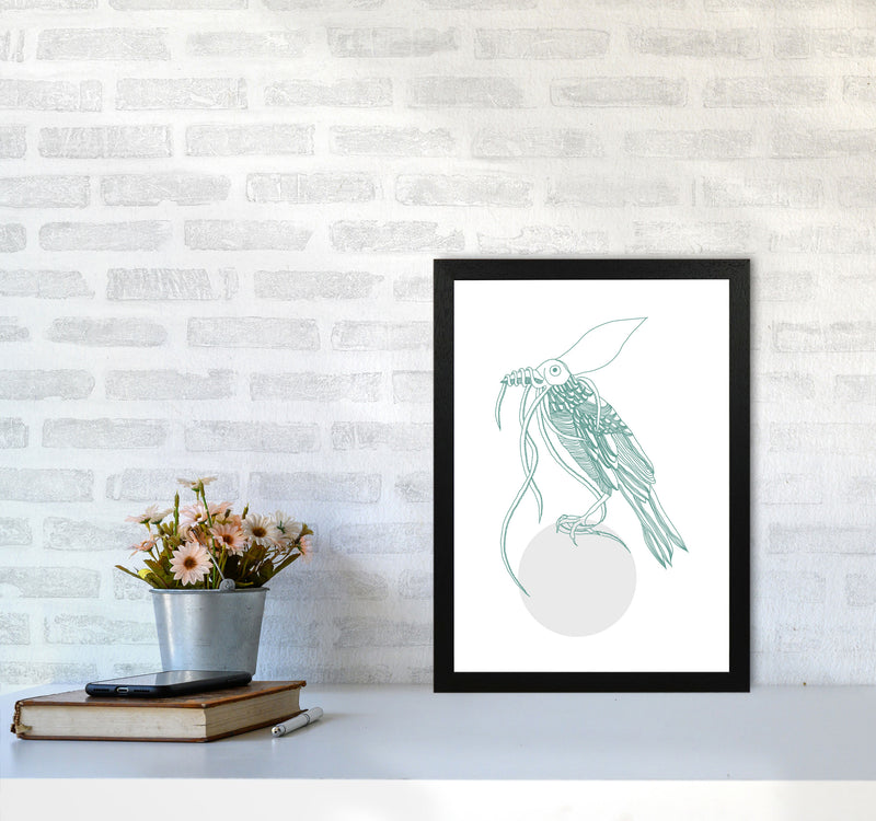 Marine Animals Bird Modern Print Animal Art Print A3 White Frame
