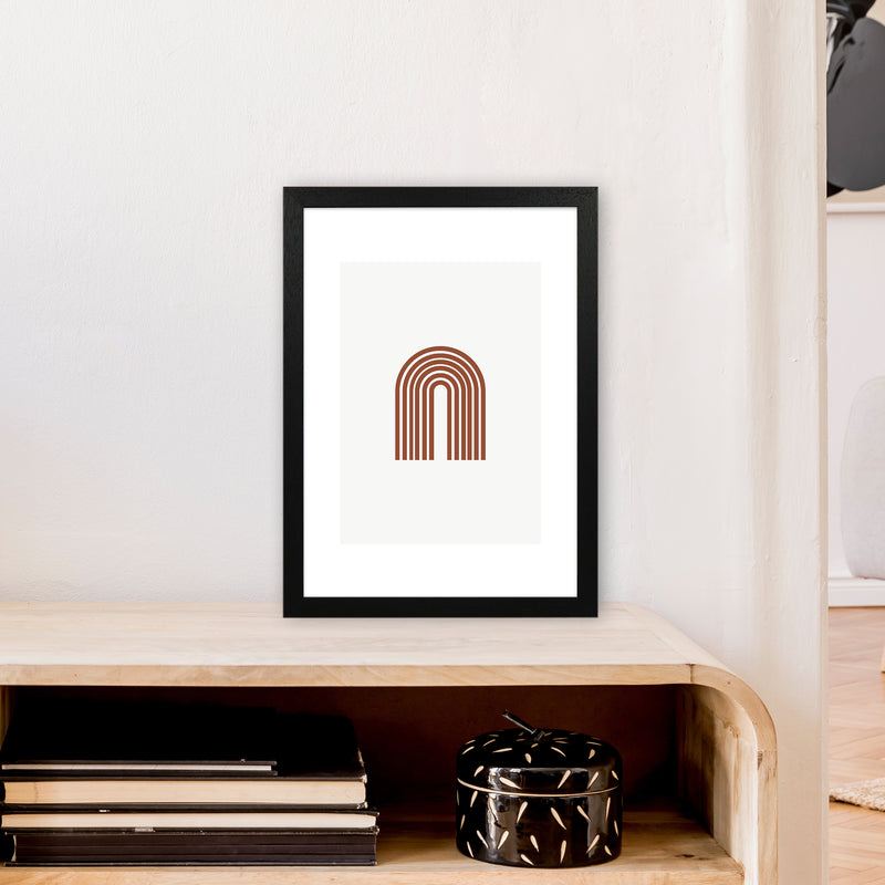 Mica Sand Rainbow N18  Art Print by Pixy Paper A3 White Frame