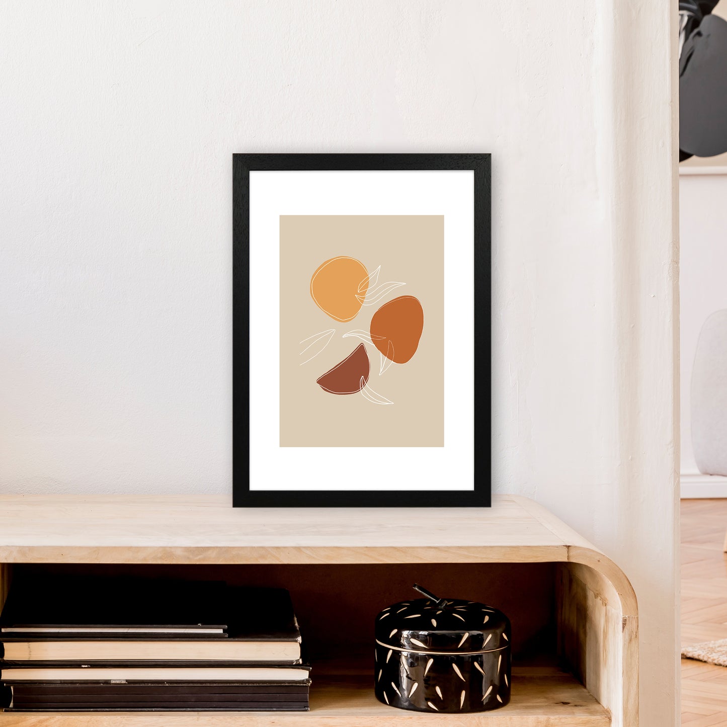 Mica Fruit N2  Art Print by Pixy Paper A3 White Frame