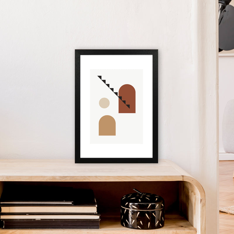 Mica Sand N14  Art Print by Pixy Paper A3 White Frame
