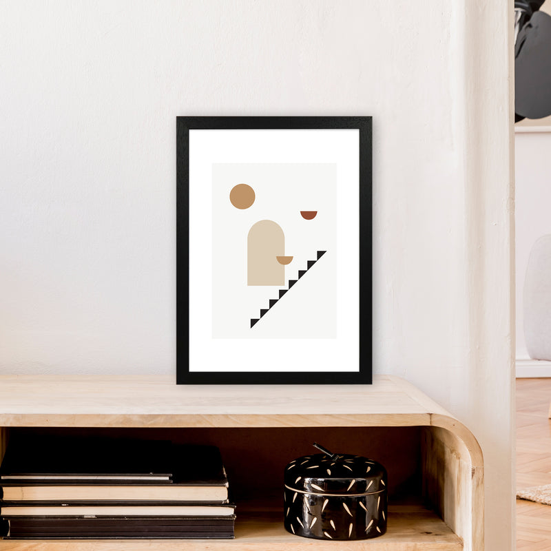 Mica Sand N26  Art Print by Pixy Paper A3 White Frame