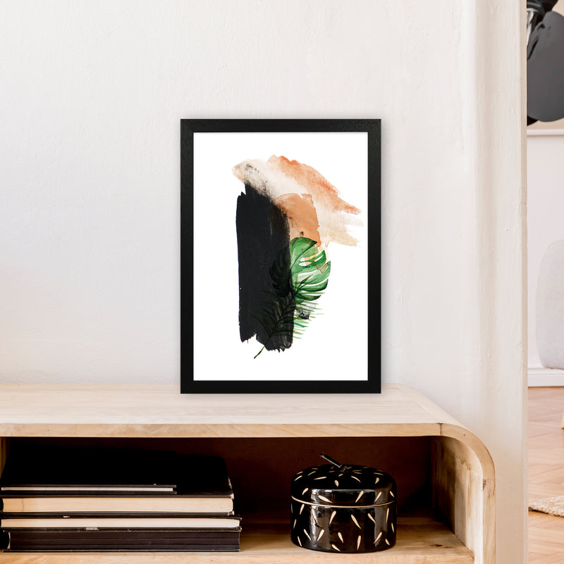 Exotic Abstract Strokes  Art Print by Pixy Paper A3 White Frame