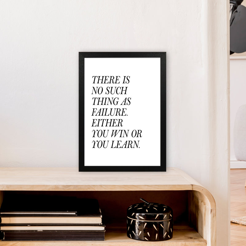 There Is No Such Thing  Art Print by Pixy Paper A3 White Frame