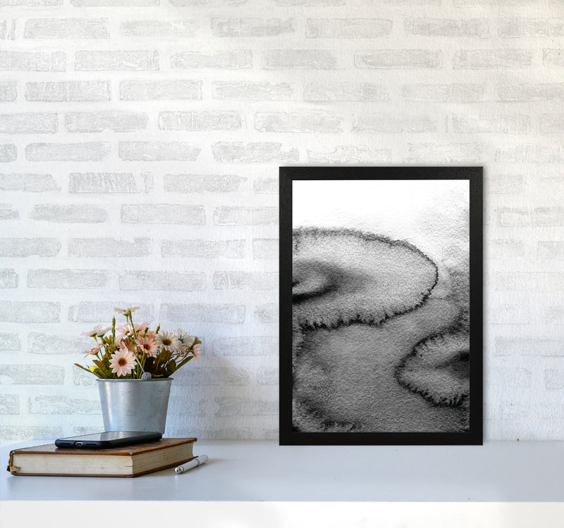 Majestic Monochrome Watercolour 15 Art Print by Pixy Paper A3 White Frame