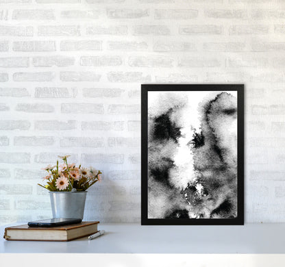 Majestic Monochrome Watercolour 10 Art Print by Pixy Paper A3 White Frame