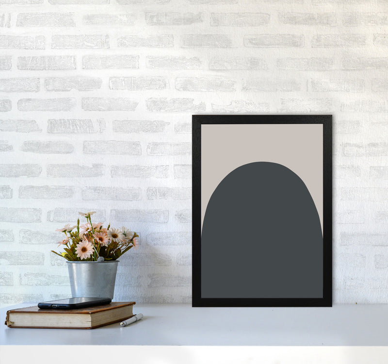 Inspired Off Black and Stone Hill Art Print by Pixy Paper A3 White Frame