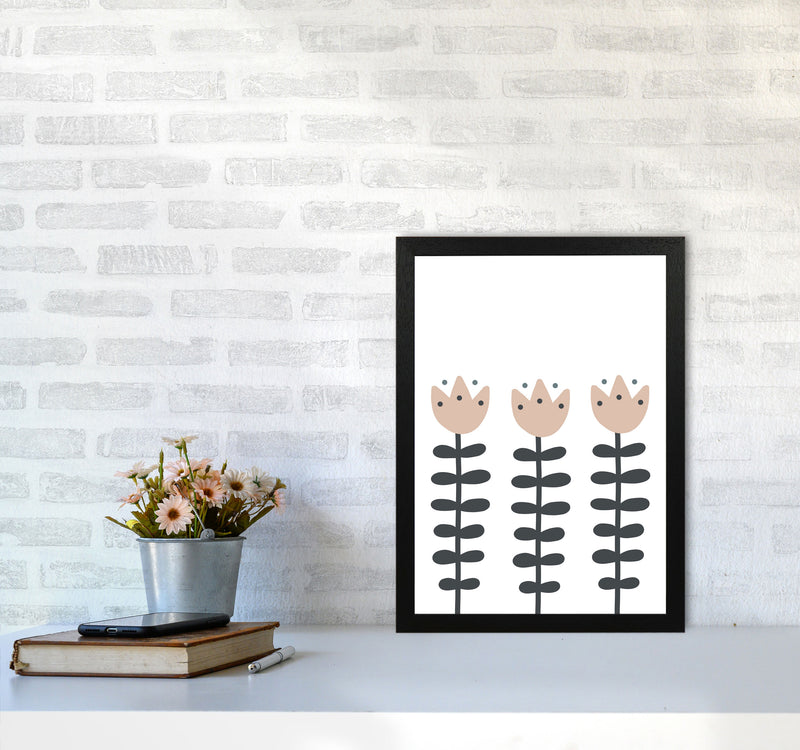 Inspired Flowers Art Print by Pixy Paper A3 White Frame
