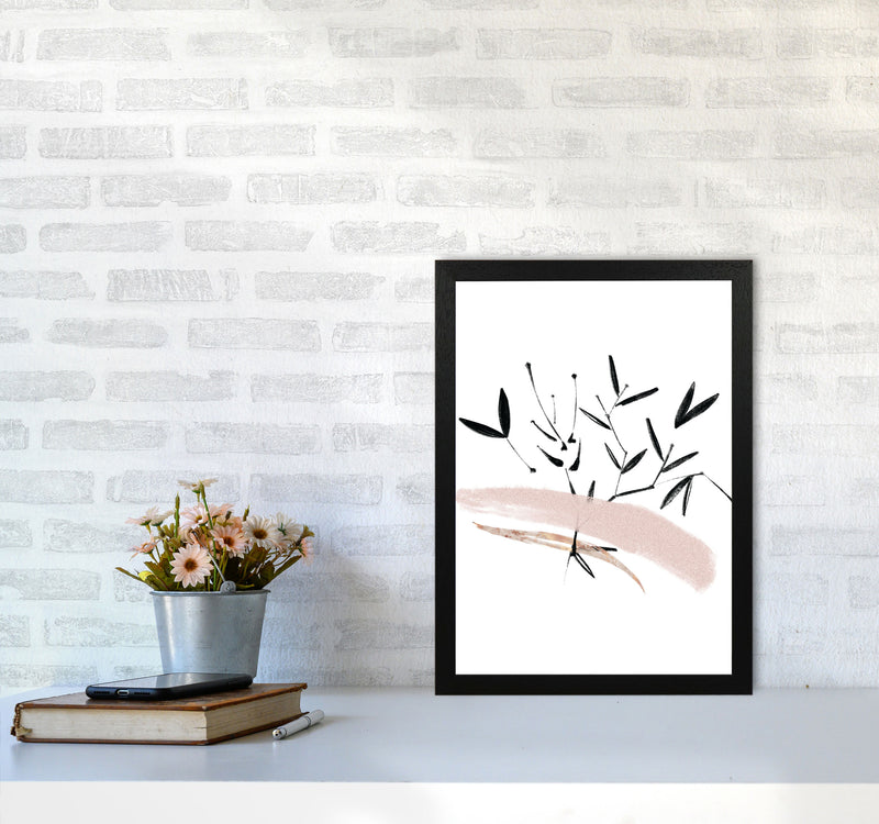 Delicate Floral 06 Art Print by Pixy Paper A3 White Frame