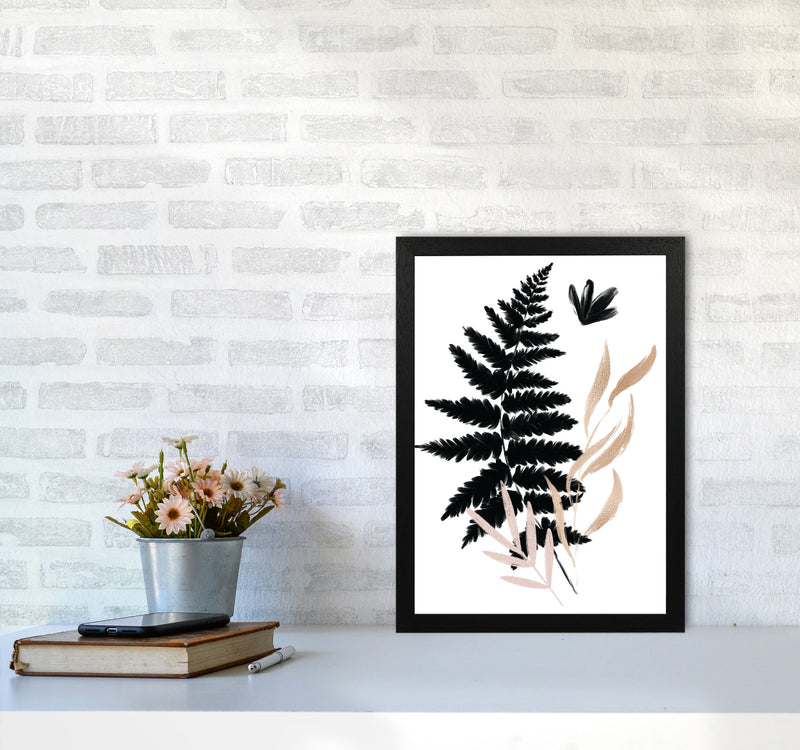 Delicate Floral 07 Art Print by Pixy Paper A3 White Frame