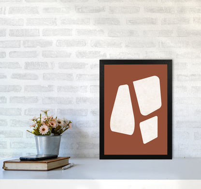 Autumn Luane abstract Art Print by Pixy Paper A3 White Frame