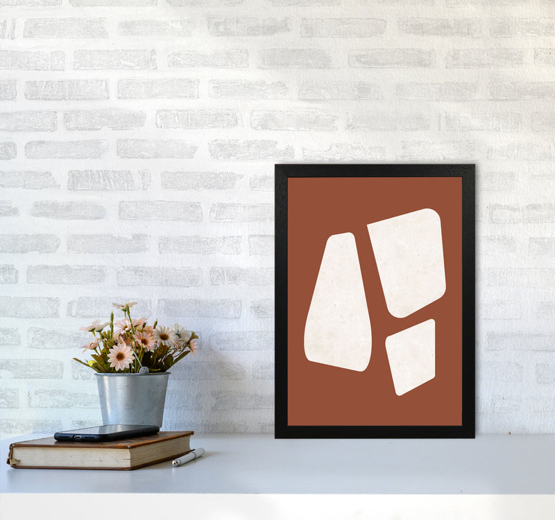 Autumn Luane abstract Art Print by Pixy Paper A3 White Frame