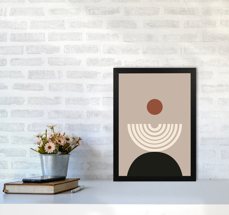 Autumn Lucille abstract Art Print by Pixy Paper A3 White Frame