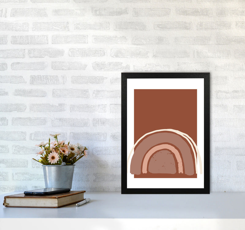 Autumn Camilla abstract Art Print by Pixy Paper A3 White Frame