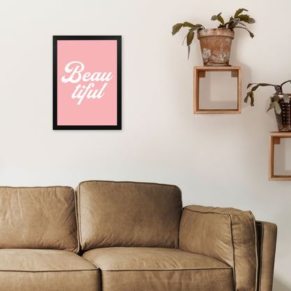 Beautiful Art Print by Pixy Paper A3 White Frame