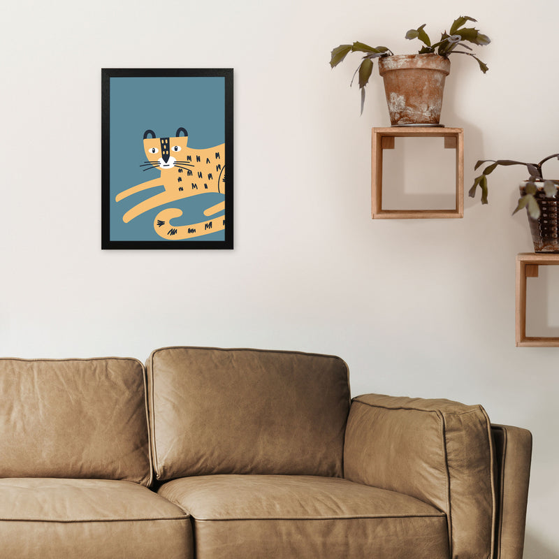 Wild animal Neutral kids Art Print by Pixy Paper A3 White Frame