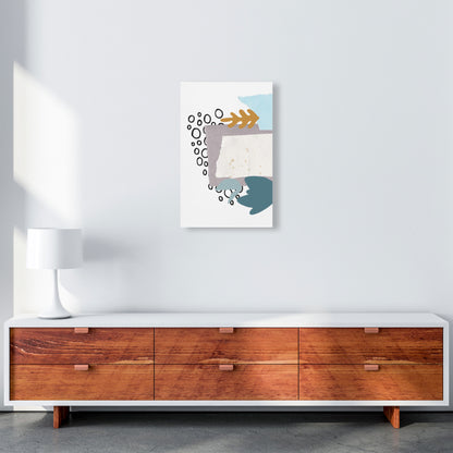 Reef Shapes Abstract 2 Modern Print A3 Canvas