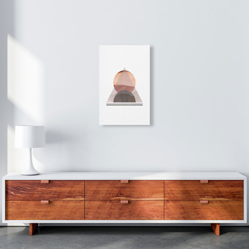 Abstract Sandstorm 2 Modern Print A3 Canvas