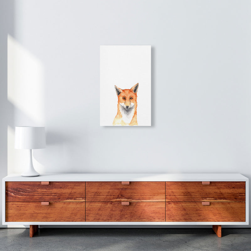 Forest Friends, Fox Modern Print Animal Art Print A3 Canvas