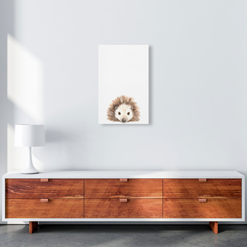 Forest Friends, Cute Hedgehog Modern Print Animal Art Print A3 Canvas