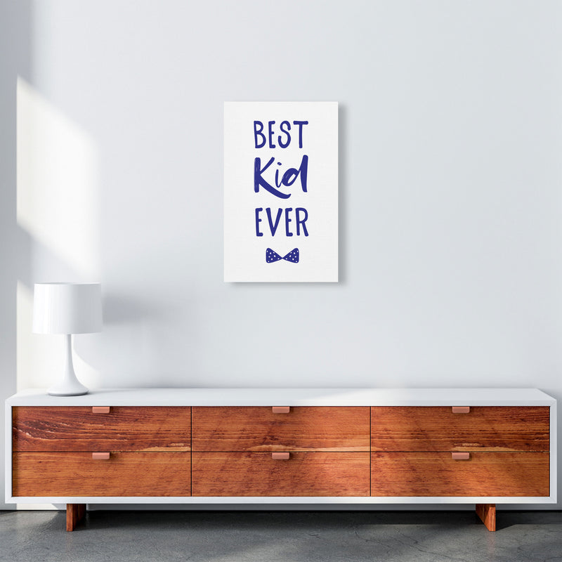 Best Kid Ever Navy Framed Nursey Wall Art Print A3 Canvas