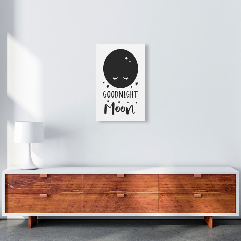 Goodnight Moon Black Framed Nursey Wall Art Print A3 Canvas