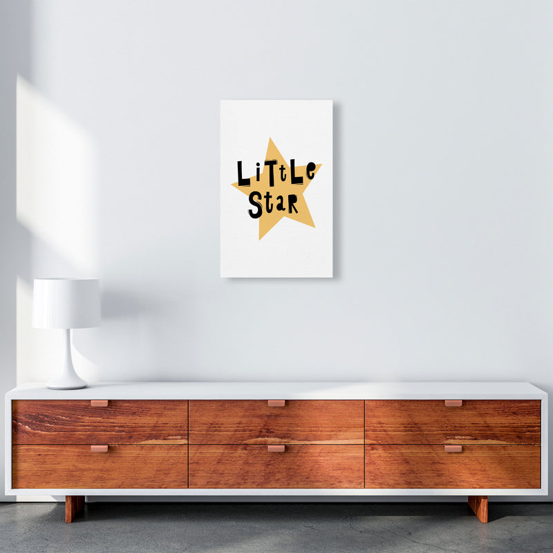 Little Star Scandi Framed Typography Wall Art Print A3 Canvas