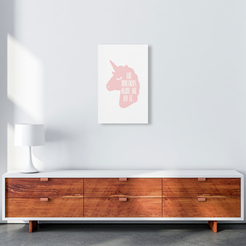 The Unicorns Made Me Do It Framed Nursey Wall Art Print A3 Canvas