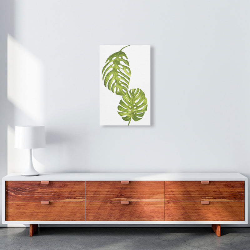 Monstera Leaf Modern Print, Framed Botanical & Nature Art Print A3 Canvas