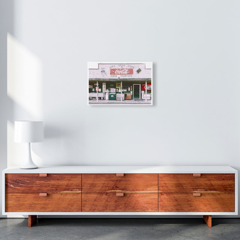 Coca Cola Shop Modern Print A3 Canvas