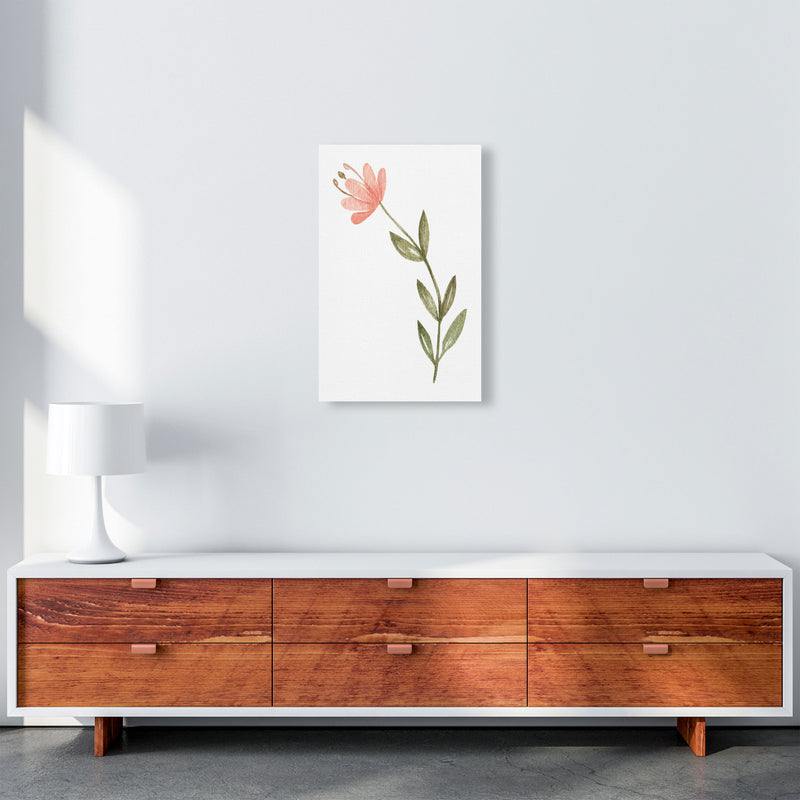 Pink Watercolour Flower 2 Modern Print A3 Canvas