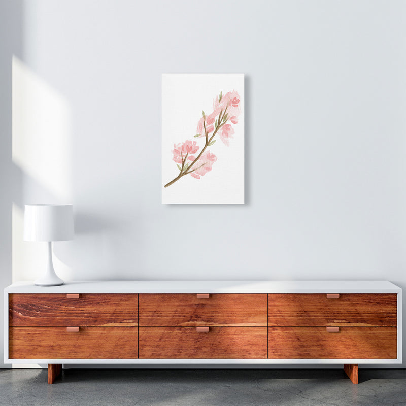 Pink Watercolour Flower 4 Modern Print A3 Canvas