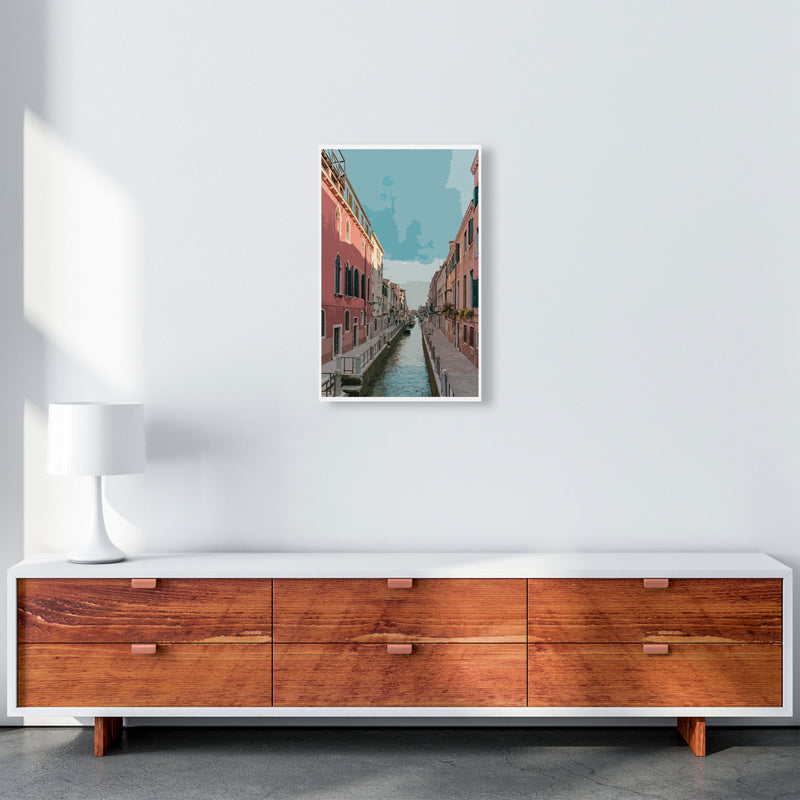 Venice Portrait 2 Modern Print A3 Canvas
