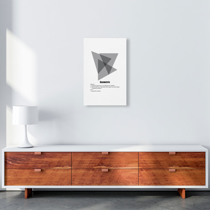 Geometric Meaning 5 Modern Print A3 Canvas