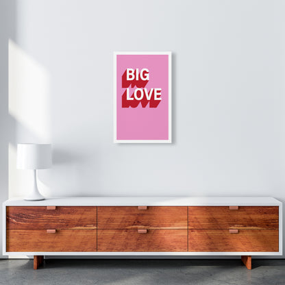 Big Love Shadow  Art Print by Pixy Paper A3 Canvas