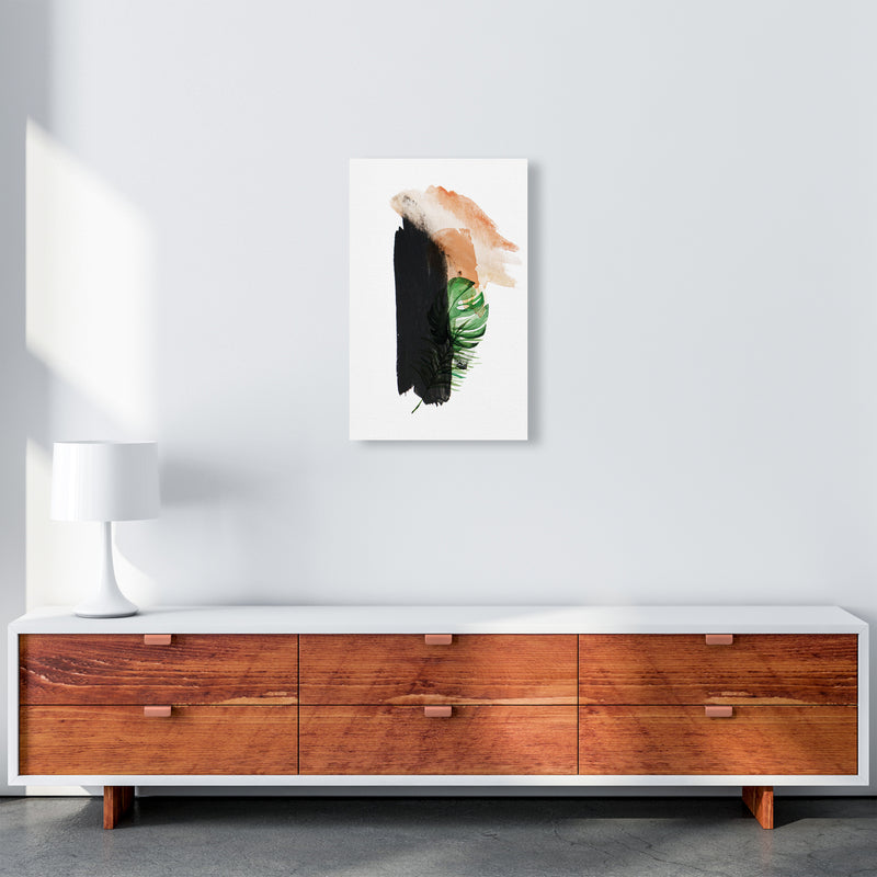 Exotic Abstract Strokes  Art Print by Pixy Paper A3 Canvas