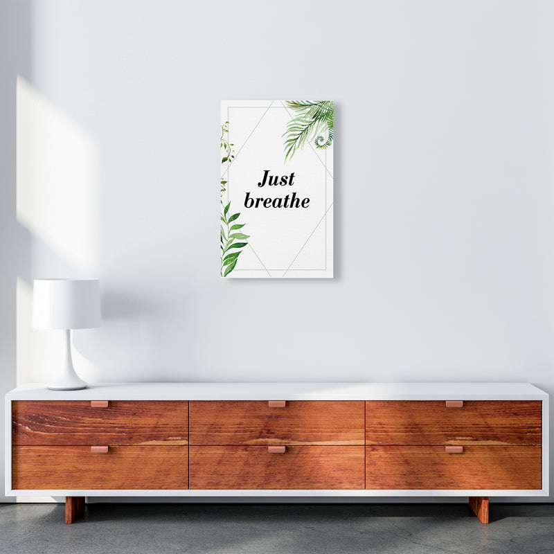 Just Breathe Exotic  Art Print by Pixy Paper A3 Canvas