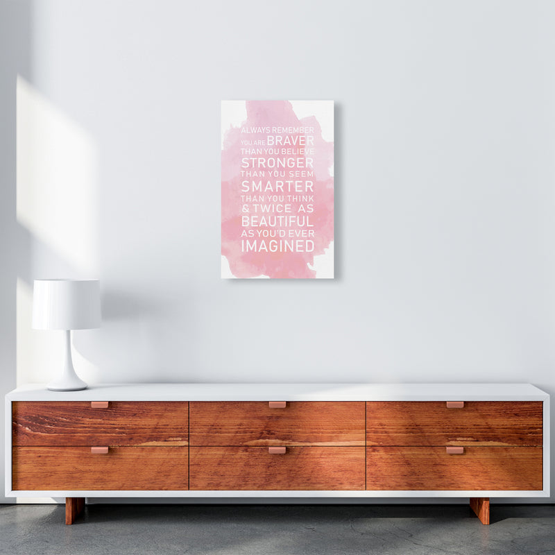 Smarter Than You Think Art Print by Pixy Paper A3 Canvas
