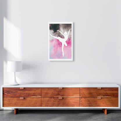 Ballerina Watercolour  Art Print by Pixy Paper A3 Canvas