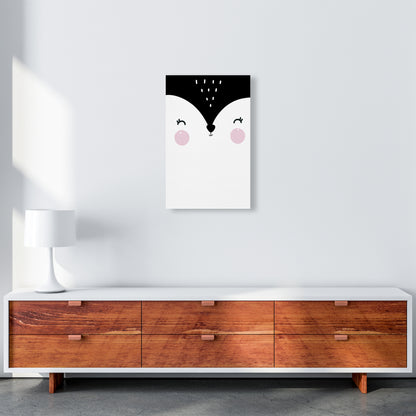 Penguin Face  Art Print by Pixy Paper A3 Canvas