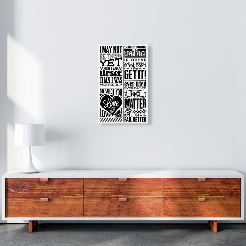 I May Not Be There Yet Vintage  Art Print by Pixy Paper A3 Canvas