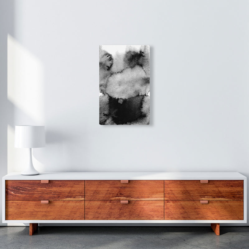 Majestic Monochrome Watercolour 14 Art Print by Pixy Paper A3 Canvas