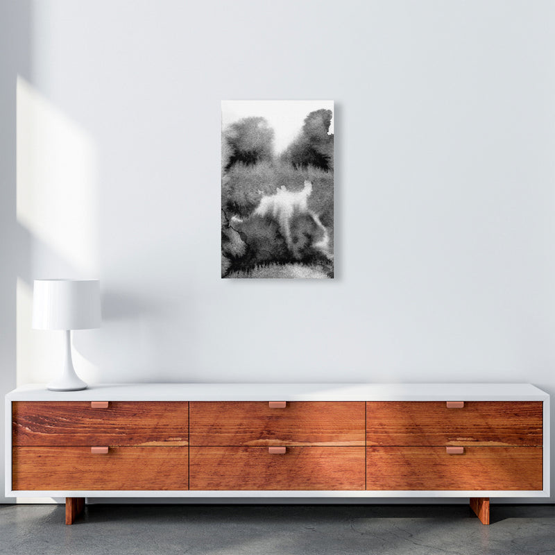 Majestic Monochrome Watercolour 17 Art Print by Pixy Paper A3 Canvas