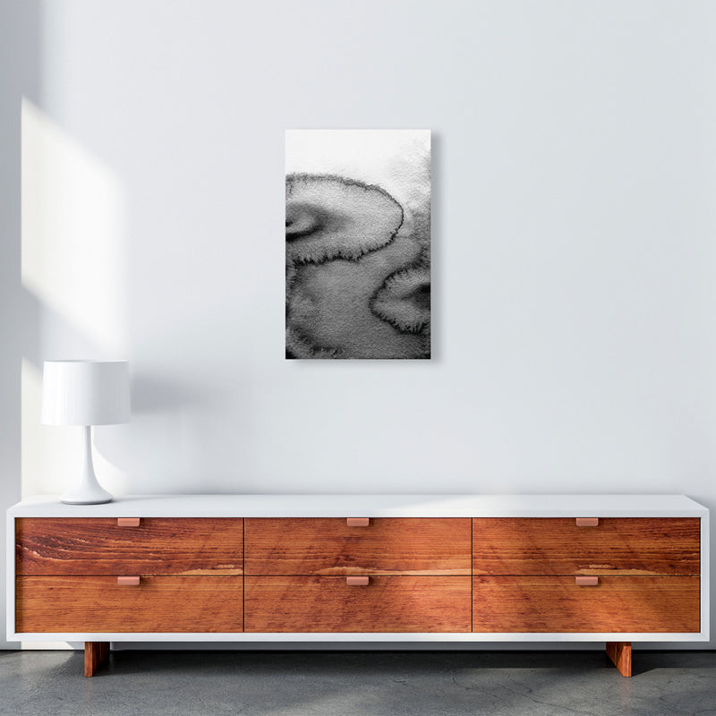 Majestic Monochrome Watercolour 15 Art Print by Pixy Paper A3 Canvas