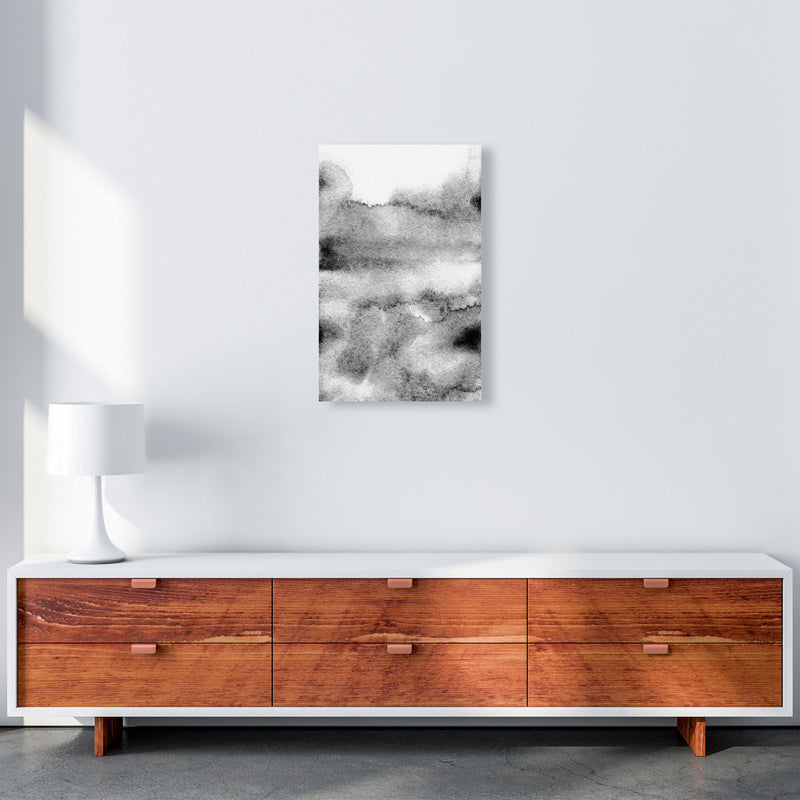 Majestic Monochrome Watercolour 04 Art Print by Pixy Paper A3 Canvas