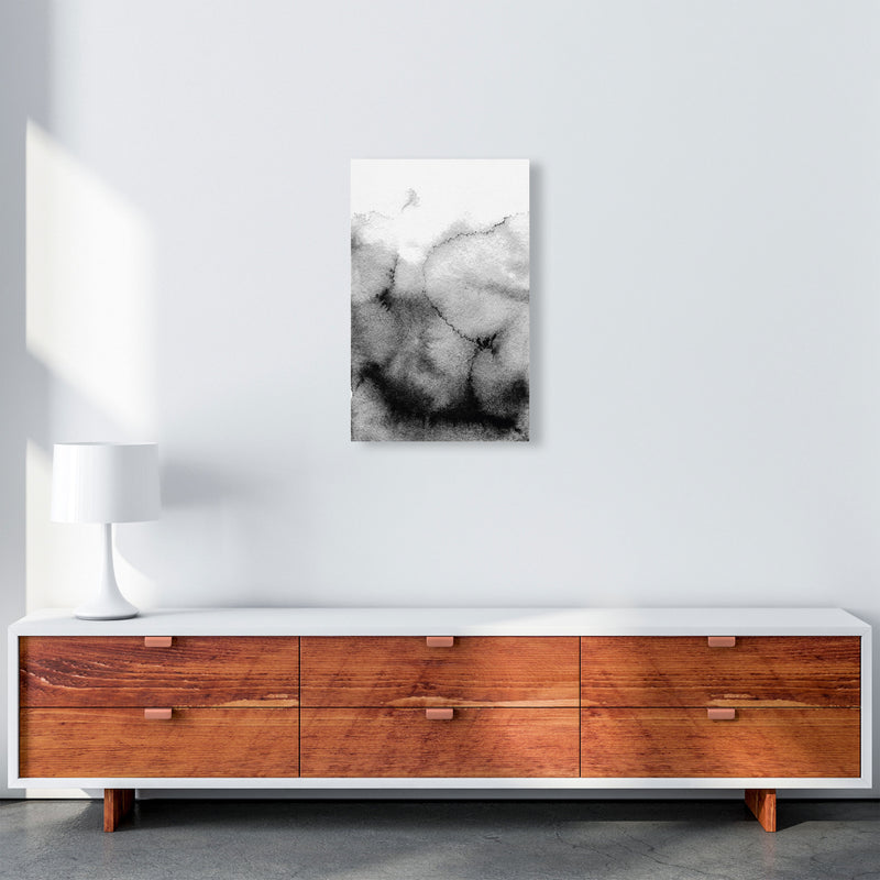 Majestic Monochrome Watercolour 09 Art Print by Pixy Paper A3 Canvas