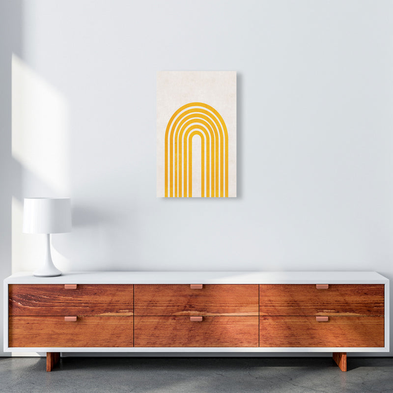 Rainbow mustard Art Print by Pixy Paper A3 Canvas