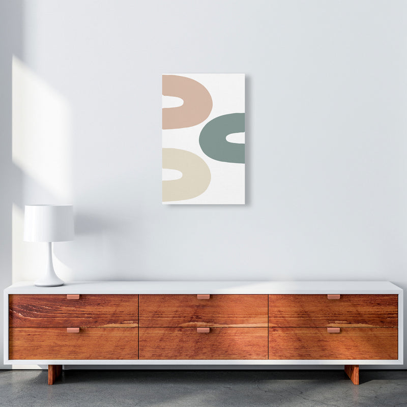 Inspired Three Rainbows Art Print by Pixy Paper A3 Canvas