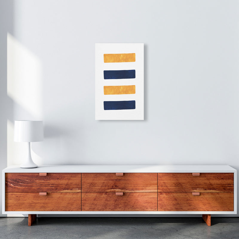 Horizon Abstract Lines  Art Print by Pixy Paper A3 Canvas