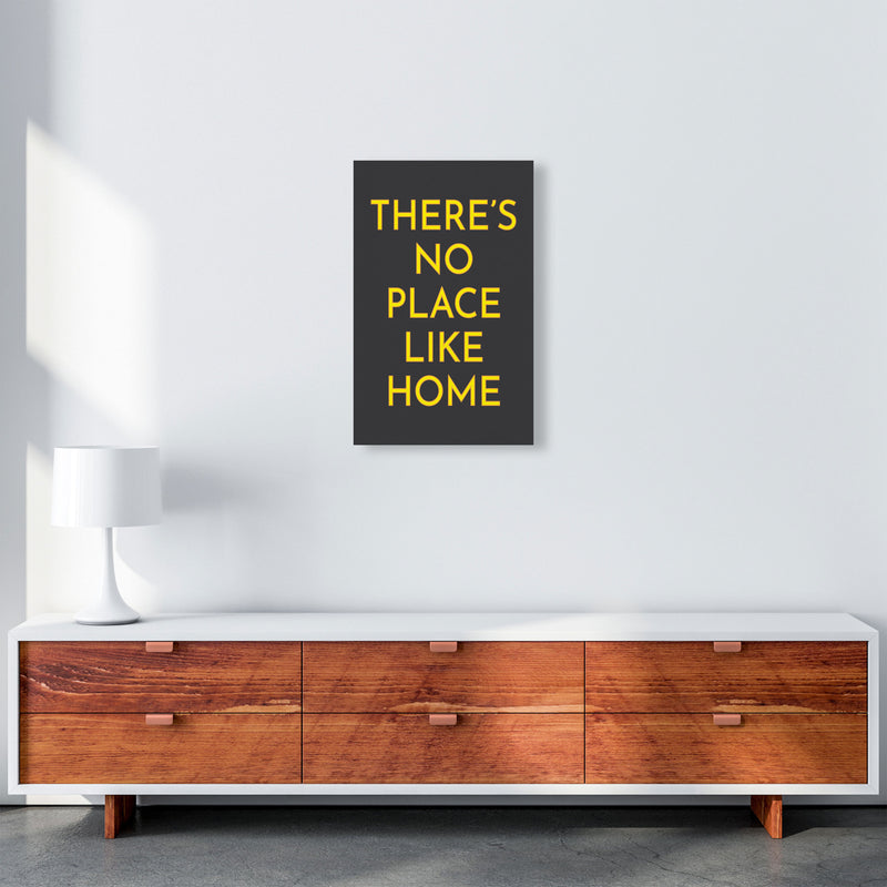 There's No Place Like Home Neon Art Print by Pixy Paper A3 Canvas